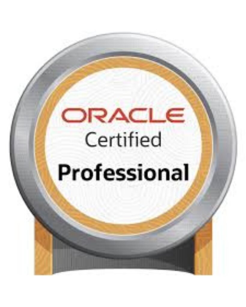 ORACLE CERTIFIED PROFESSIONAL IN JHOTWARA